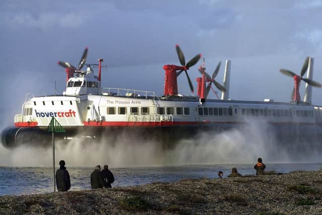 The SRN4 hovercraft The Princess Anne