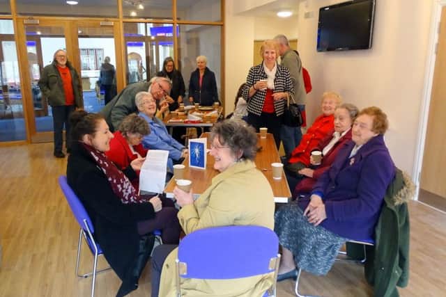 The new community cafÃ© area in Buckland United Reformed Church