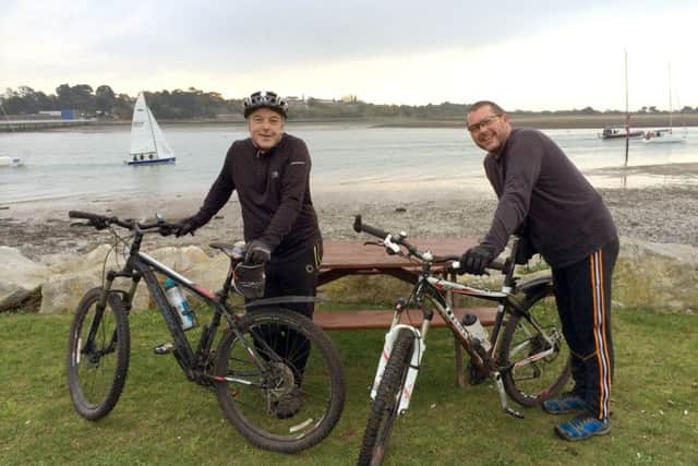 Work colleagues Dean Kirby and Tony Kitchen