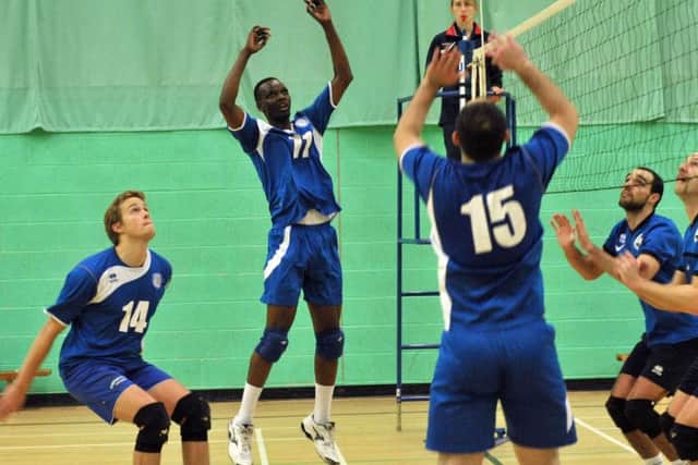 Nasser Ssemuwemba, centre. Picture: Mick Young