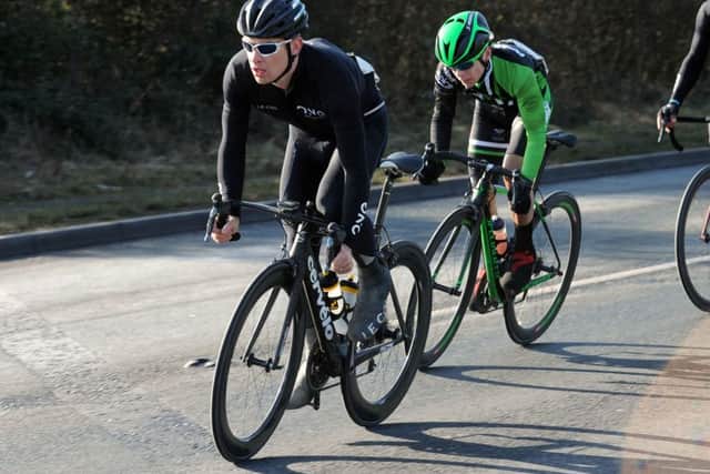 Chris Opie on his way to second spot in last season's Perfs Pedal. Picture: Allan Hutchings (150213-679)