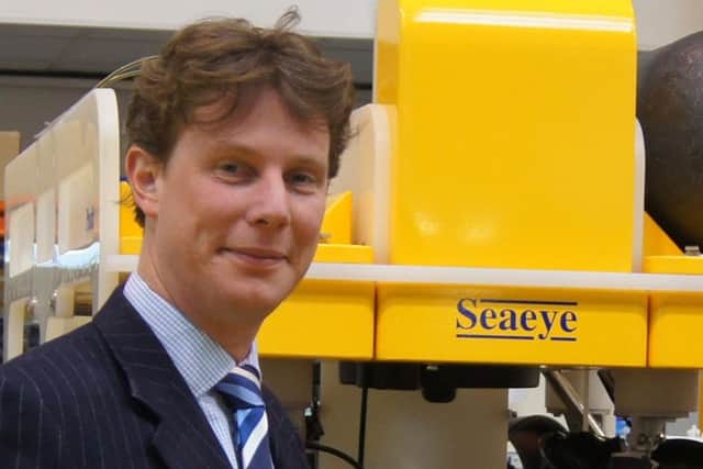 Jon Robertson, managing director of Saab Seaeye