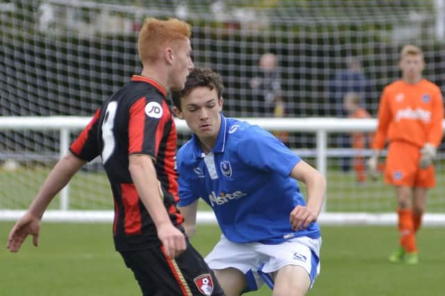 Pompey Academy midfielder Dan Smith Picture: Neil Marshall