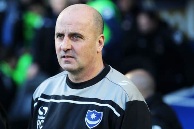 Pompey boss Paul Cook   Picture: Joe Pepler