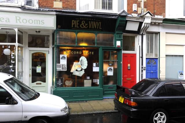 Pie and Vinyl in Castle Road, Southsea, which will be providing food at Southsea Beer Ex in April