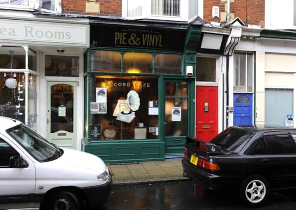 Pie and Vinyl in Castle Road, Southsea, which will be providing food at Southsea Beer Ex in April