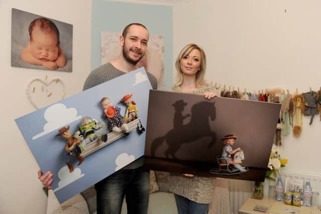 Lauren Bennett and her partner James Tippins have been nominated for three categories at The Guild of Photographers  Picture: Sarah Standing (160110-9025)