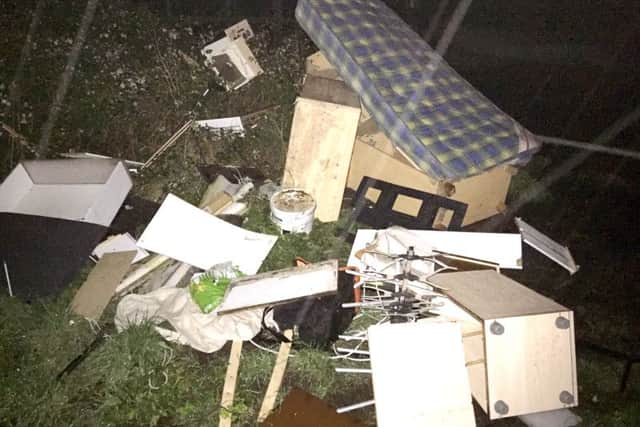 Fly-tipping discovered in Eastney last month