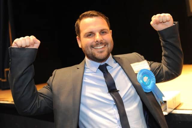 Cllr Scott Harris after being elected to the Hilsea ward last year Picture: Sarah Standing (150825-8081)