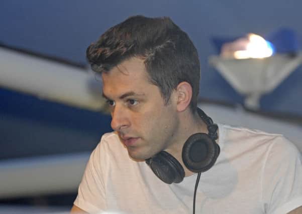 Mark Ronson performing at Goodwood Racecourse in 2011