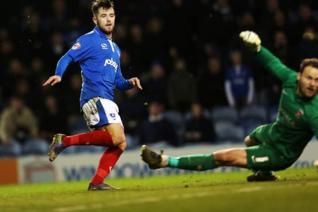 Pompey striker Marc McNulty Picture: Joe Pepler