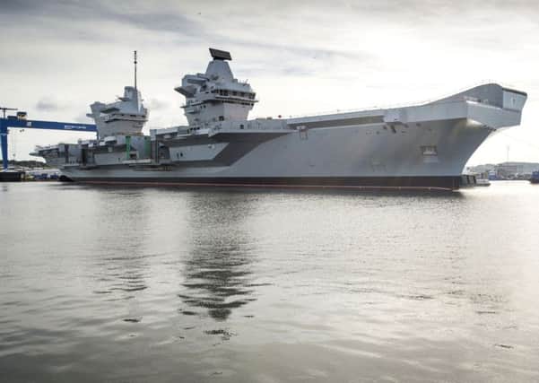 The UK's largest-ever warship, HMS Queen Elizabeth