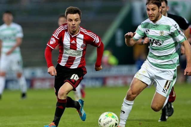 Sheffield United's Stefan Scougall Picture: Martyn Harrison