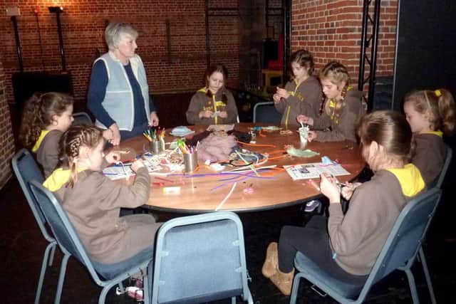 BROWNIES 2nd Denmead Brownie Unit: Hana Spencer, Connie Alladin-Johnston, Gillian Hepple, Emma Baker, Sophie Poole, Lucy Spencer, Leila Davies and Ella Starkey.