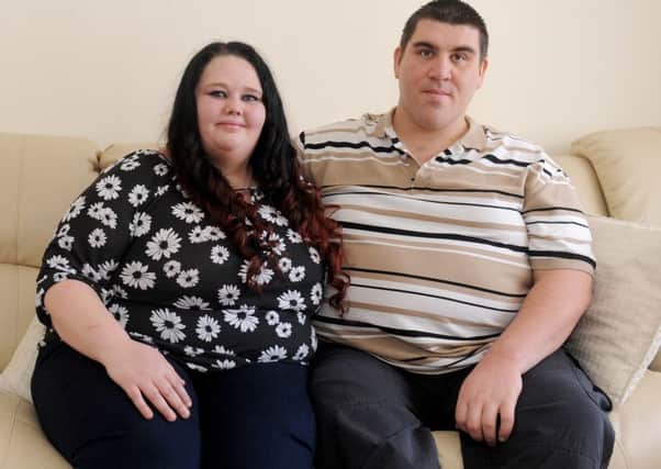 Chris Mardlin (27), with his fiance Mary Bowler (24)   Picture: Sarah Standing