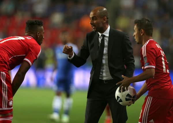 Current Bayern Munich boss Pep Guardiola