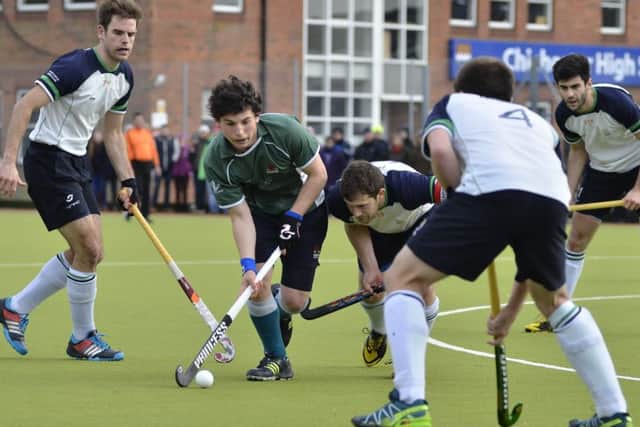Havant taking on Chichester in the cup. Picture: Neil Marshall