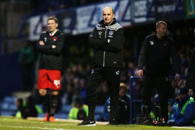 Pompey boss Paul Cook. Picture: Joe Pepler