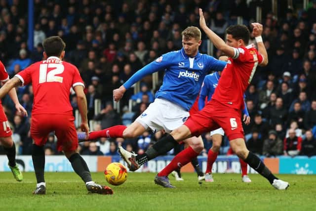 Michael Smith is Pompey's latest new addition Picture: Joe Pepler