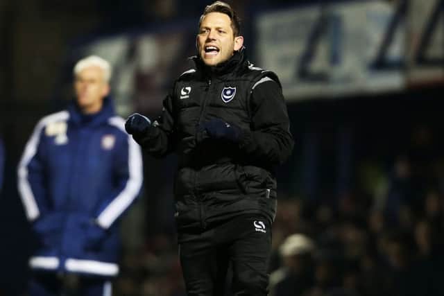 Pompey assistant manager Leam Richardson Picture: Joe Pepler