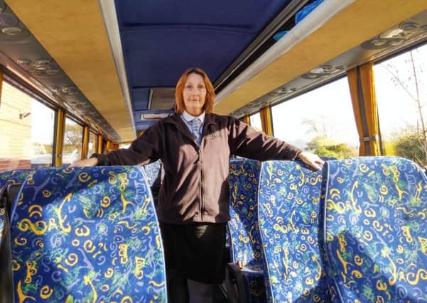 Coach driver Anne Foster