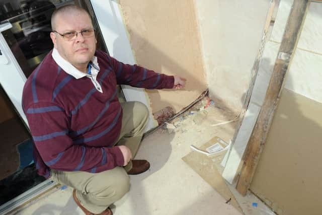 Tony Stanbury in his conservatory