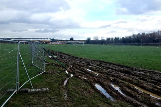 Work on the new pitches is expected to start when the weather improves next month