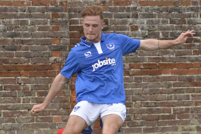 Pompey Academy defender Theo Widdrington Picture: Neil Marshall