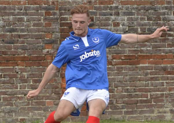 Pompey Academy defender Theo Widdrington    Picture: Neil Marshall