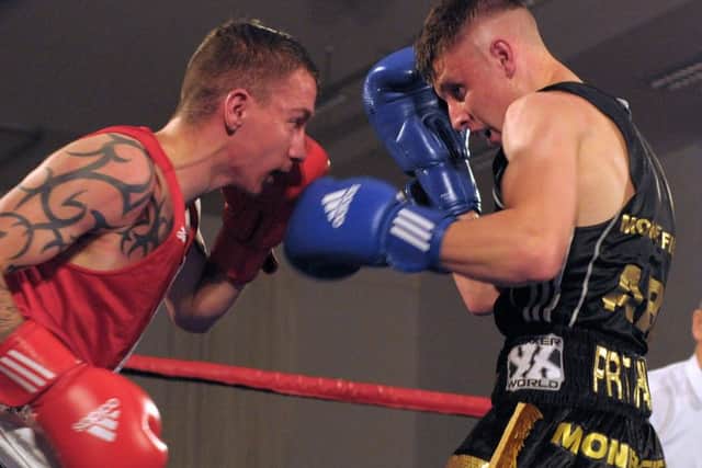 Josh Pritchard, right. Picture: Mick Young