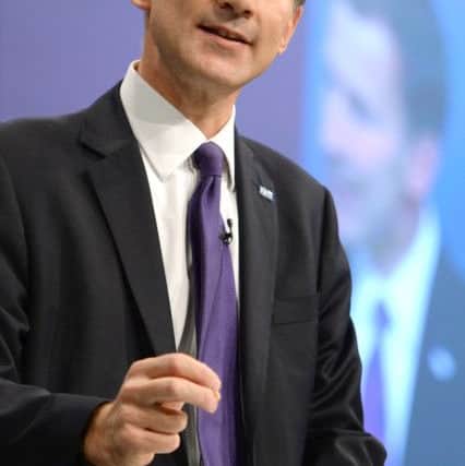 Health secretary Jeremy Hunt scrapped a visit to Fareham over fears protesting doctors would turn up