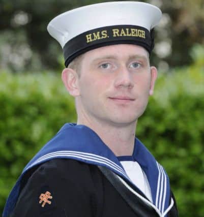 Naval nurse Matthew Hyde
Picture: Dave Sherfield