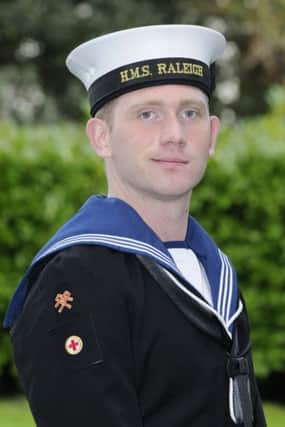 Naval nurse Matthew Hyde 
Picture: Dave Sherfield