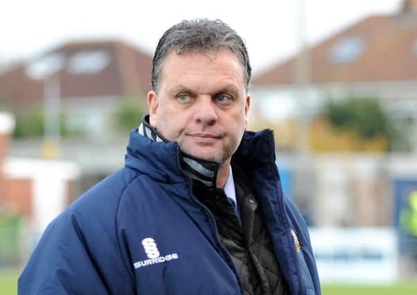 Gosport Borough manager Alex Pike    Picture: Paul Jacobs