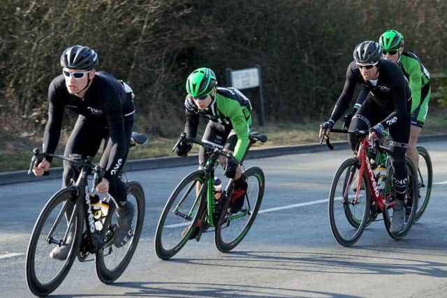 Mitch Webber, second left, and Rory Townsend, right, produced strong performances last year. Picture: Allan Hutchings (150213-673)