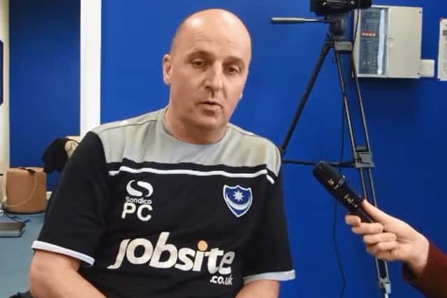Pompey boss Paul Cook