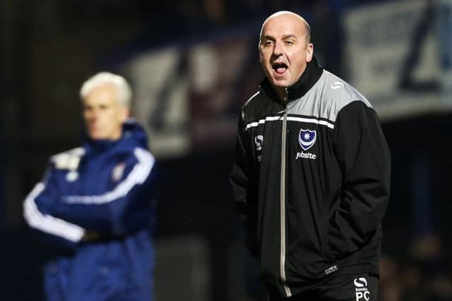 Pompey boss Paul Cook Picture: Joe Pepler