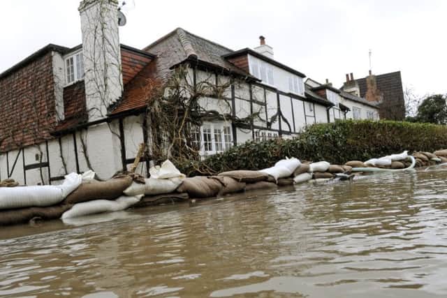 Flooding at Hambledon in 2014