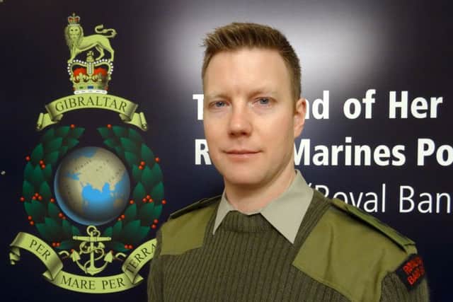 Captain Sam Hairsine of the Royal Marines