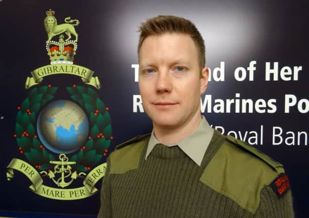 Captain Sam Hairsine of the Royal Marines
