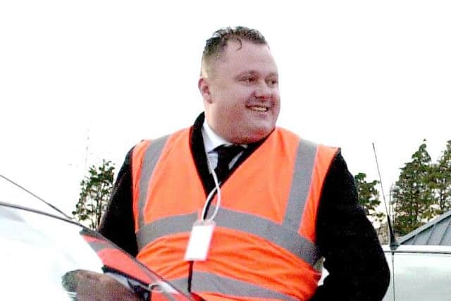 Levi Bellfield at the Chichester Gate complex where he worked as a car clamper in 2004