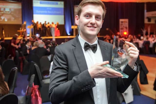 Apprentice of the Year Luke Topps from Menzies LLP Picture: Allan Hutchings (160145-652)