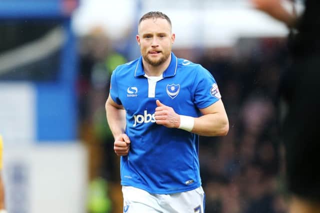 Pompey full-back Ben Davies Picture: Joe Pepler