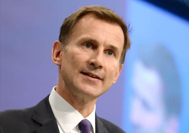 Health secretary Jeremy Hunt scrapped a visit to Fareham over fears protesting doctors would turn up