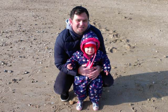 Nick Katsampekis and his daughter Xanthe