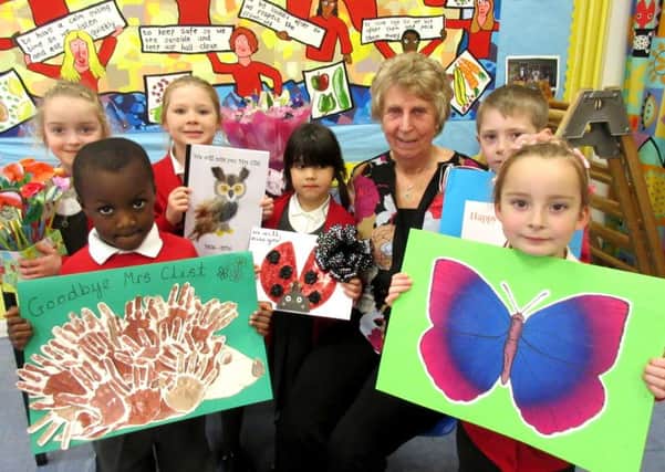 Angela Clist retired from Ranvilles Infant School in Fareham after 40 years
