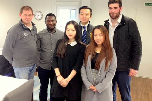 Students from Portsmouth Business School
:
Simon Oatley, Operations Director, Trafalgar Wharf
, Christian Esdougha
Jingwen Luo-Serena, Kevin
Zongyi Li,
Francheska Lumabas, Co-ordinator
Nick Oakes, Team Leader