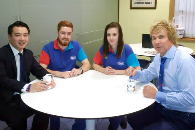Charlie Mullins, right, is supporting the Havant jobs and apprentices fair on Friday