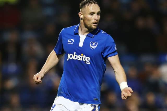 Pompey full-back Ben Davies Picture: Joe Pepler