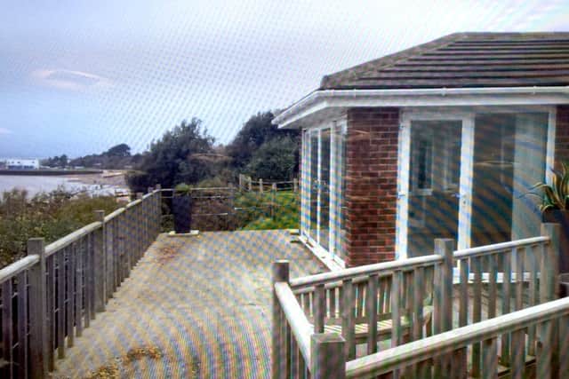 The decking in Hill Head that has sparked a row over badgers